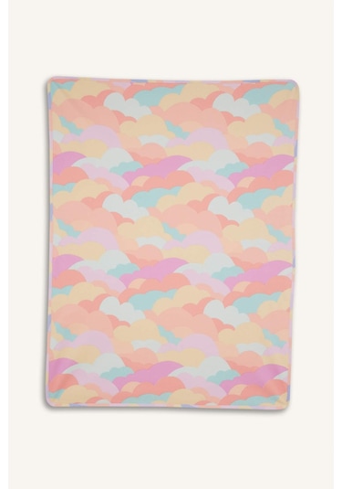 Defacto Kız Bebek Desenli İçi Polarlı Battaniye F5649a5nspr194 Mor