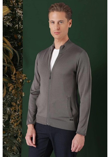 Tr 860 Slim Fit Füme Klasik Triko Füme