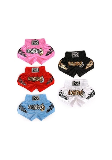 Kırmızı Jiantengxujm Boks Şort Anti-sürtünme Yüksek Esneklik Nefes Muay Thai Kordon Tasarım Kickboks Şort Erkekler İçin Kırmızı