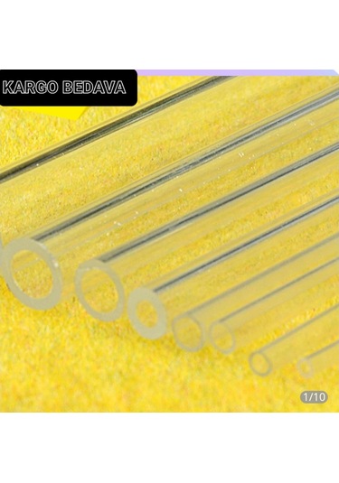 Pleksi Şeffaf Boru 40 x 36 MM