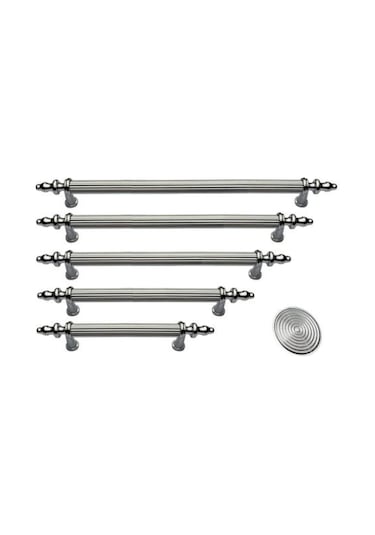 Serrahırdavat Kumru Boy Kulp Krom 96-128-160-192-224Mm Dolap Vestiyer Kulp