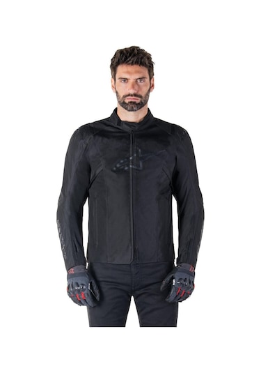 Alpinestars T-sps V2 Wp Korumalı Motosiklet Montu Siyah Siyah