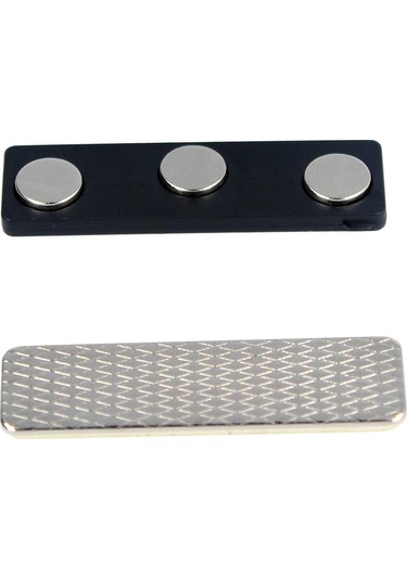 5 Adet Mıknatıslı Yakalık Isimlik - Manyetik Rozet Tutucu N11.24463