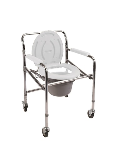 Tekerlekli Banyo Tuvalet Sandalyesi