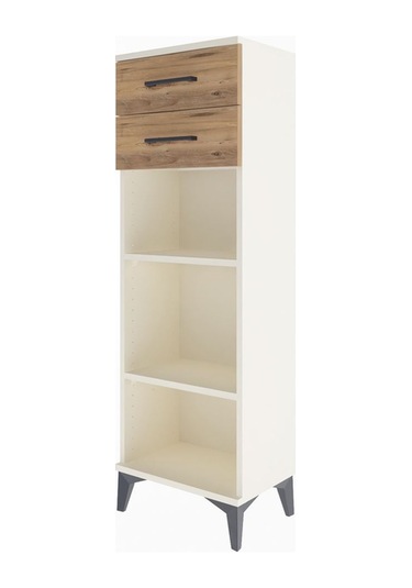 Arges Dolap 2 Raflı 2 Çekmeceli 44x30x134 Aytaşı-çam Aytaşı