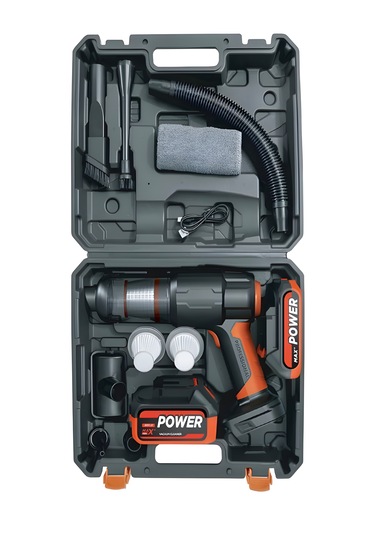 20000pa Güçlü Emişli Çift Bataryalı Dijital Göstergeli Kablosuz Vakumlu Üflemeli Araç Süpürgesi -