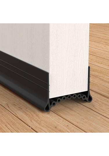 Ximistore9 Siyah 1 Metre Silikon Kapı Aralığı Tıkanıtcısı - Kaydırmalı Eşik Sıkıcı Ve Isı/ağırlık Engelleyici