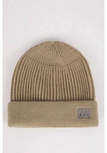 DeFacto Erkek Etiket Baskılı Bere C7150AX24WNKH353