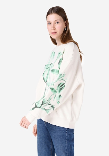 Colins Comfort Fit Kadın Ekru Sweatshirt Cl1067257 Q1.v2 Ecr Ekru