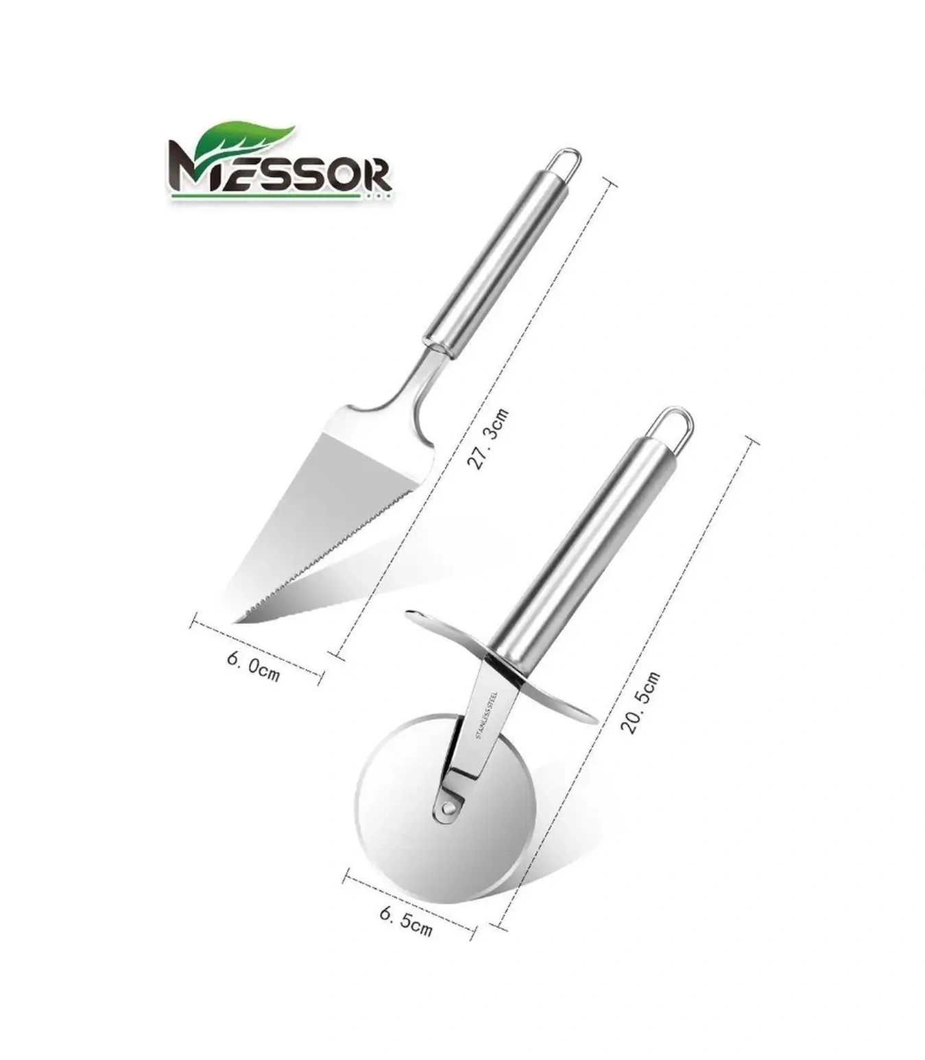 Messor Pizza Ve Hamur İçin Yuvarlak Spatula Bıçağı 157777653 Gri