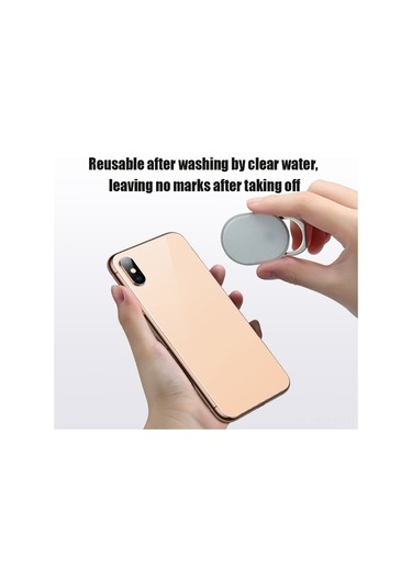 Teltree Evrensel Cep Telefonu Yetenekli Tutucu: 360 Döner, 180 Çevirilebilir, Ultra İnce, Dayanıklı, Geri Kullanıma Uygun, Aydınlatıcı Gümüş