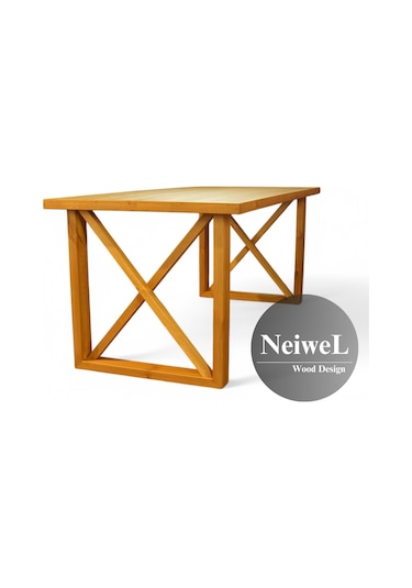 Neiwel Move Doğal Ahşap Mutfak Ve Yemek Masası-100-280 Açık Ceviz