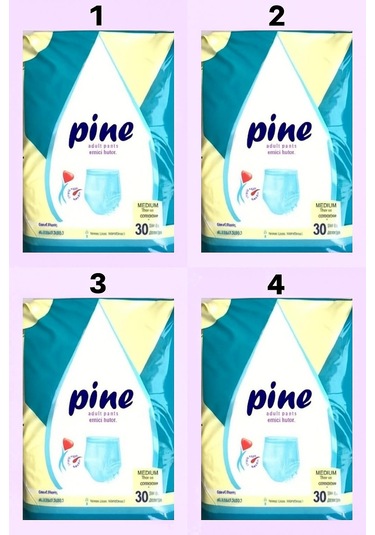 Pine Hasta Bezi - Külot- Medıum 30 Lu 4 Paket M