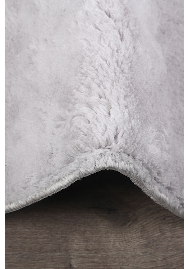 Bubble Gri Büyük Ebat 2'li Banyo Paspas Seti Kaymaz Tabanlı Yıkanablir Klozet Takımı Gri