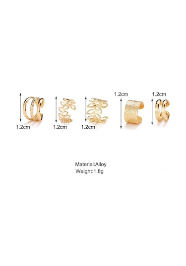 Kangvka Altın Küpe Seti, Kulağa Uyumlu Ve Alerjeni Yok, Moda Ve Kaliteli Tasarım, Her Stil İçin Uygun, Kullandığında Öne Çık Diğer