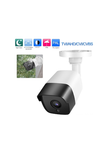 Geeroyoo Dış Mekan Ip66 Su Geçirmez Abs Kasa 20m Ir Gece Görüşü 1080p/4mp/5mp Ahd/tvı/cvı/cvbs 4-1 Güvenlik Kamerası Pal