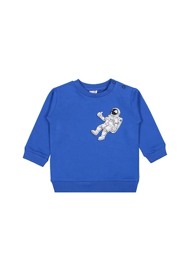 Civil Baby Astronot Baskılı 3'lü Set 6-18 Ay Sweatshirt Çok Renkli