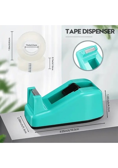 Topshop1 Mavi Kaymaz Masaüstü Bant Tutucu - Ergonomik Kesici Ve Düzenleyici Diğer