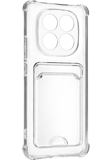 Newface Xiaomi Redmi Note 15 Pro 5g Kart Şeffaf Silikon - Şeffaf Şeffaf