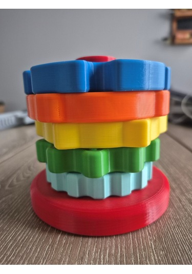 Montessori Renk Dizme Oyuncağı - Eğlenirken Öğretin