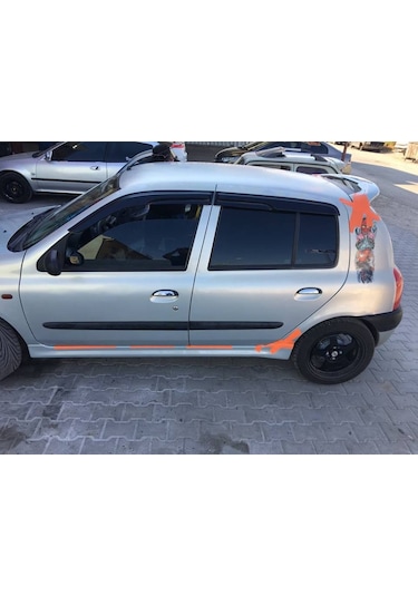 Renault Clio 2 Marşpiyel Takımı (Plastik) Parlak Siyah