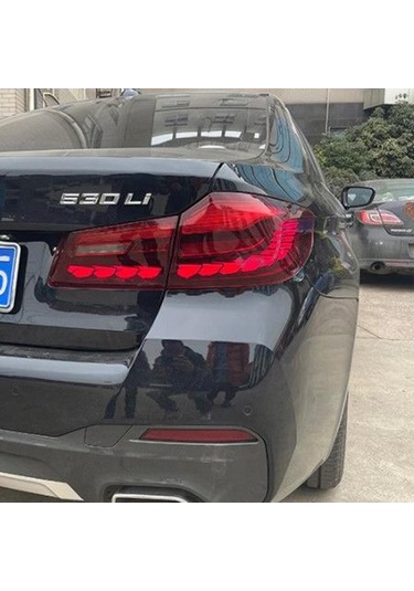 BMW 5 Serisi İçin Uyumlu G30 Dragon Led Stop Takımı Kırmızı