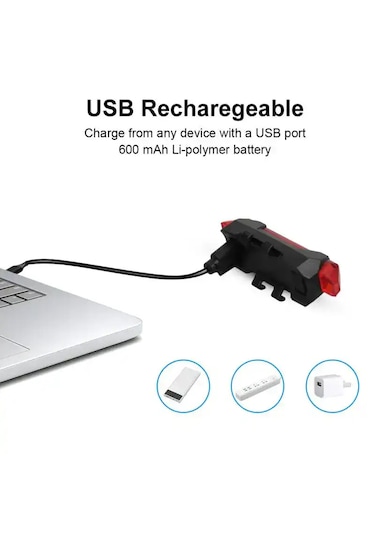 Kırmızı Led Far 4 Fonksiyon