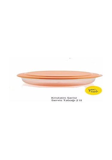 Tupperware Kristalin Serisi Serisi Servis Tabağı 2 L Çok Renkli