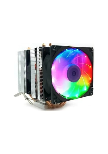 Coldpower 94p2f İşlemci Fanı 4 Bakır Boru Çift Rgb Fan 145 Tdp