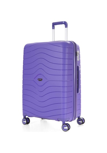 Ççs 5242 Polipropilen Körüklü Orta Boy Valiz-mor Mor