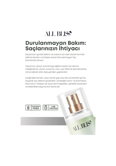 Durulanmayan Saç Bakım Spreyi 200 Ml