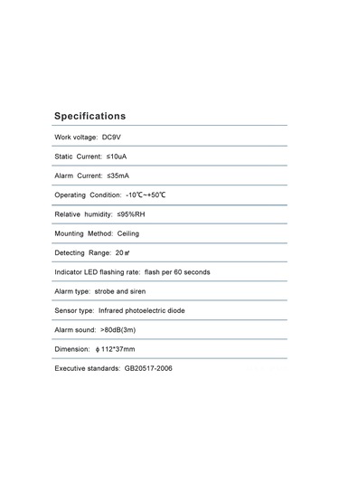 Symbee Akıllı Yangın Alarmı: Duman Algılayıcı, 85db Ses Ve İşık Uyarısı, 1 Yıl Pil Ömrü, Ev Ve Ticari Kullanim