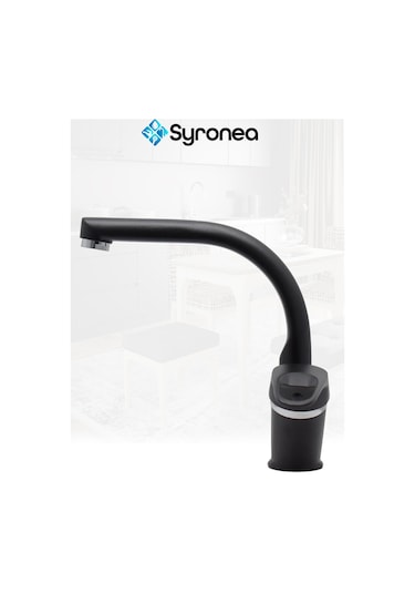 Mix Siyah Banyo Lavabo Bataryası Aç Kapa Batarya Musluk Siyah