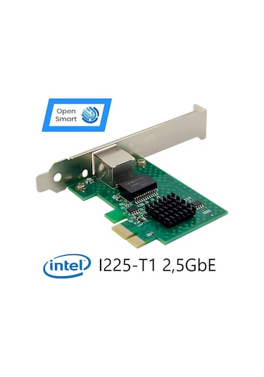 Open Smart 1 Port Intel I225-T1 2,5GbE Ethernet Kart - OPS7265NT