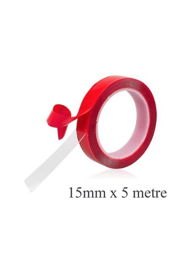 Çift Taraflı Bant Şeffaf Silikon Bant 5mt 25Mm X 5 Metre