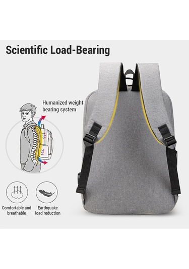 Springsun Erkek İş Çantası Usb Büyük Kapasiteli Dizüstü Bilgisayar Sırt Çantası Erkekler İçin Profesyonel Omuz Çantası Yönetici Dizüstü Bilgisayar Çantası İş Çantası Siyah