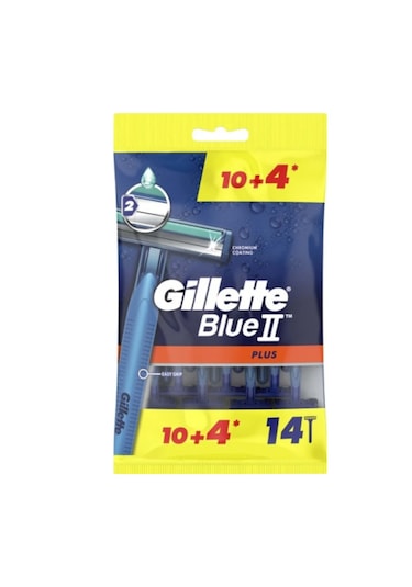 Gillette Blue2 Plus Kullan-At Tıraş Bıçağı 14'lü