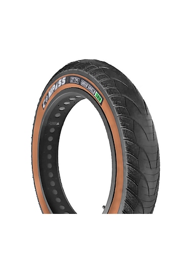 Compass 20x4.0 3mm Zırhlı Fat Bike Bisiklet Dış Lastik Amber