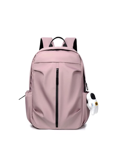 Ranyeek Su Geçirmez Anti-hırsızlıklı Çift Omuzlu Sırt Çantası, Büyük Kapasite, Seyahat/okul İçin, 7.9" Tablet Uyumlu, Astronot Figürlü, Pembe 9399 Çok Renkli