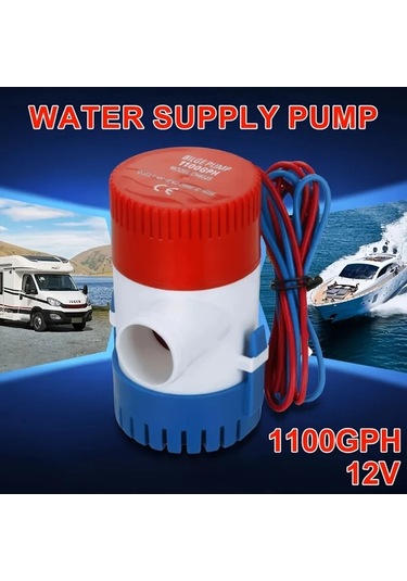 Motion003 1 Adet Elektrikli Pompa Mavi Kirmizi 1100gph Deniz Teknesi Sifon Pompasi 1 Bilgisayar