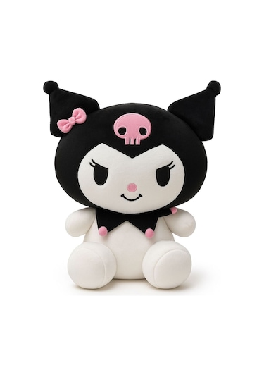 Kuromi Peluş Oyuncak 45 Cm Siyah Siyah