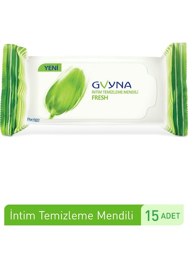 Gvyna İntim Genital Bölge 15' Li Temizleme Mendili