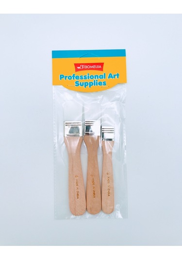 Hannah Bomeijia 3lü Zemin Fırçası Beyaz Kıl Fırça