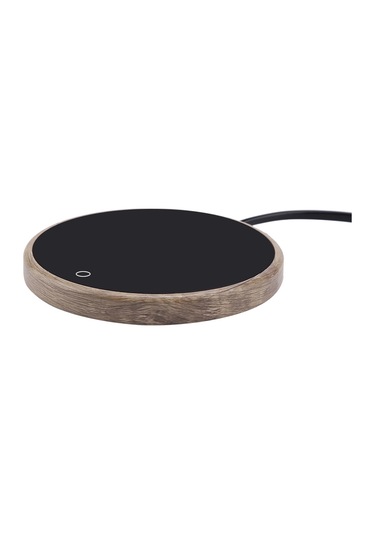 Xiyyadms Ahşap Desenli Dokunmatik Termostatlı İçecek Isıtıcı, 8 Saat Otomatik Kapanma, 220-240v Avrupa Standartı Kahve/çay Isıtma Diğer