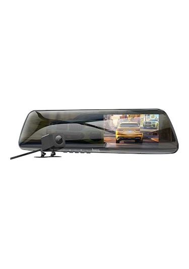 Hoco Dv4 Araç Kamerası 4.5 Lcd Dikiz Aynası Ön & Arka Çift Kamera Full Hd Dvr