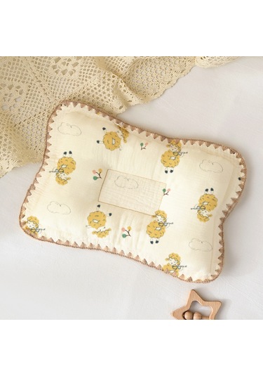 Şeker Silindir Yastık Bebek Boyun Yastığı Yumuşak Ve Güvenli No.24 Ekru