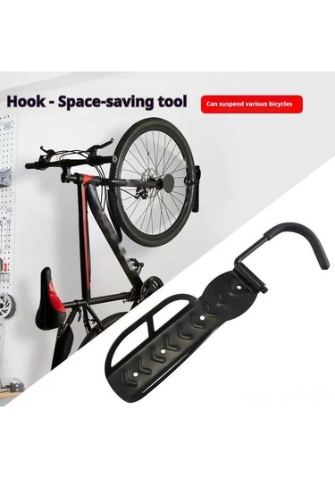 Ranyeek Bisiklet Duvarlı Asma Demiri, 30kg Yük Kapasitesi, Aktif Kanca, Dağ Bisikleti İçin Mekan Tasarrufu, Çelik Malzeme, Kolay Kurulum Çok Renkli