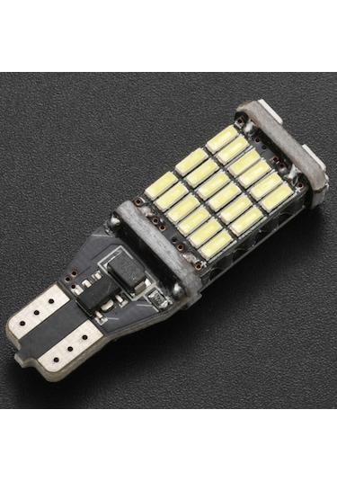 Leasetake 2 Adet T15 W16w Led Geri Vites Ampulü 920 921 912 Hatasız 4014 45smd Vurgulu Fren Ampulü Dc12v