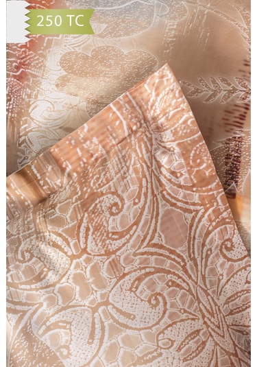 Varol 250 Tc Bambu Karışımlı Pamuk Saten Nevresim Takımı Tek Kişilik - Delmore Çok Renkli