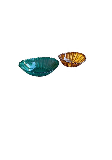 Plastik Akrilik Salata Kase Tabak 2'li Set